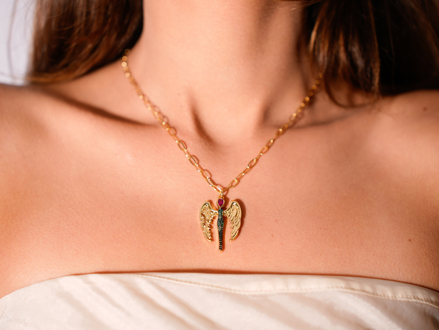 ANGLE CHARM NECKLACE