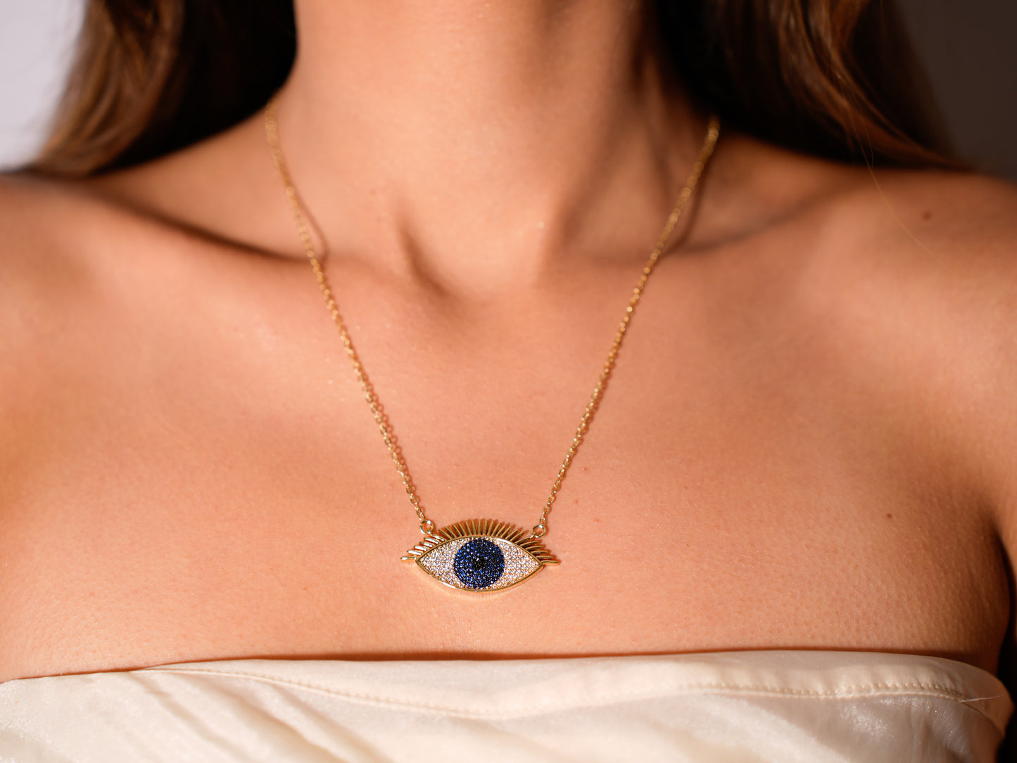 CLASSIC BLUE EVIL EYE NECKLACE