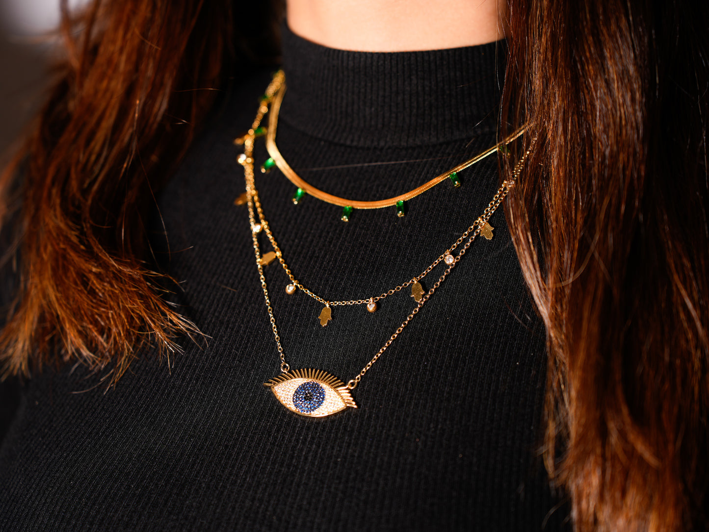CLASSIC BLUE EVIL EYE NECKLACE