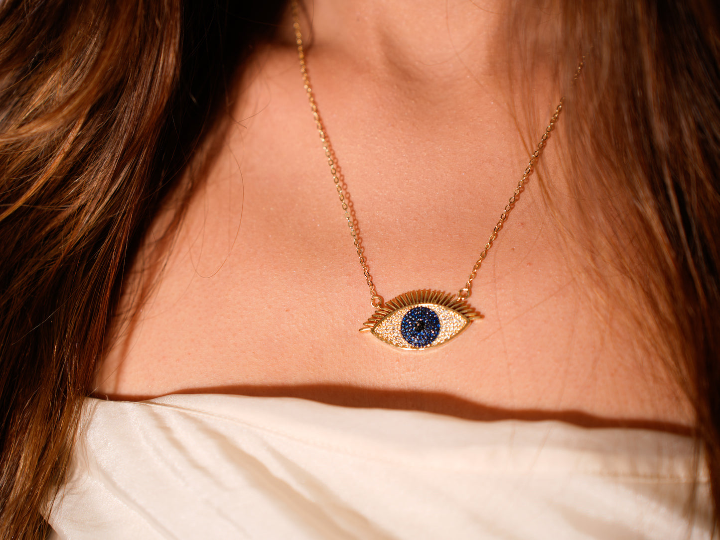 CLASSIC BLUE EVIL EYE NECKLACE