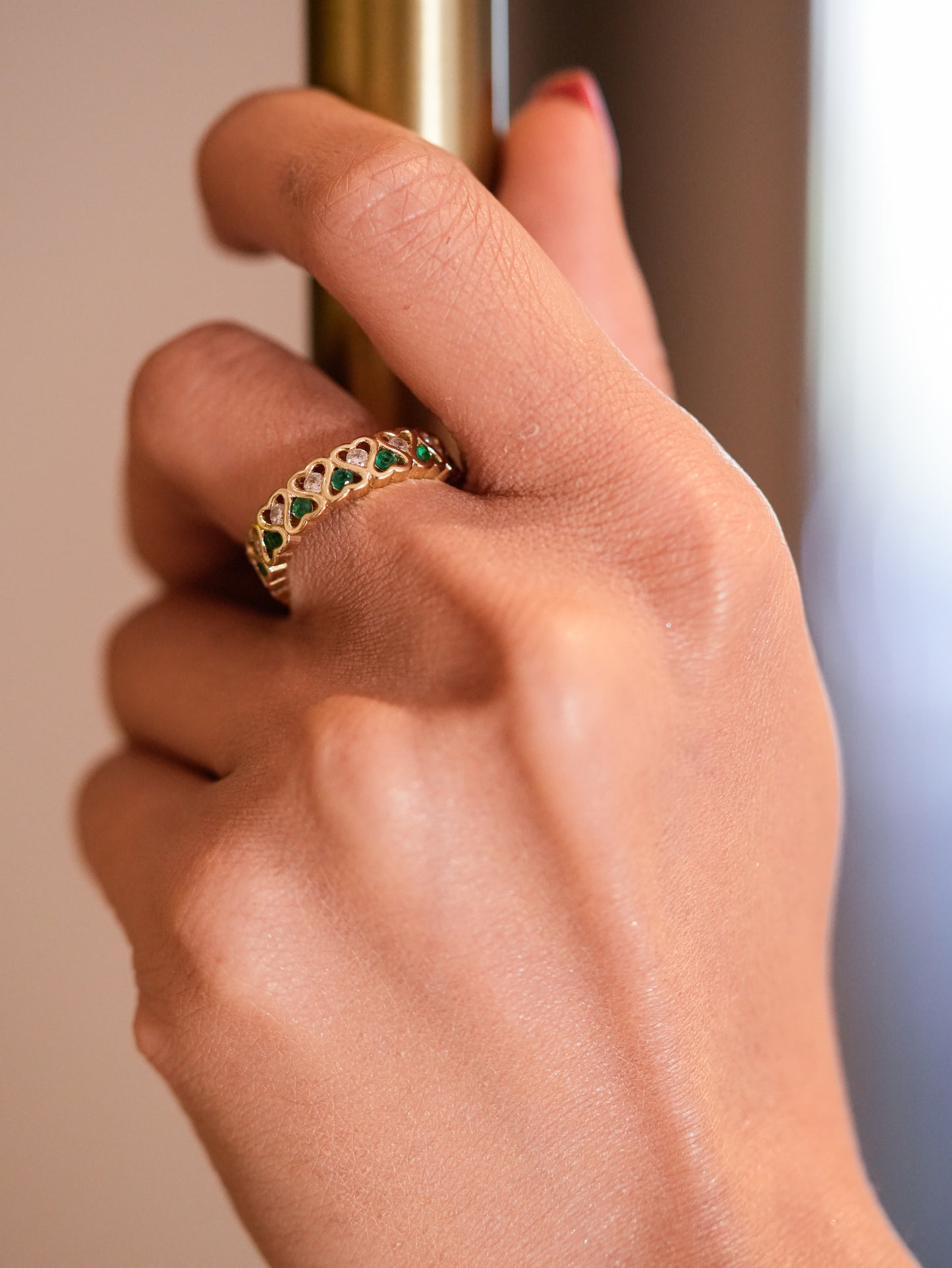 EMERALD HEART BAND