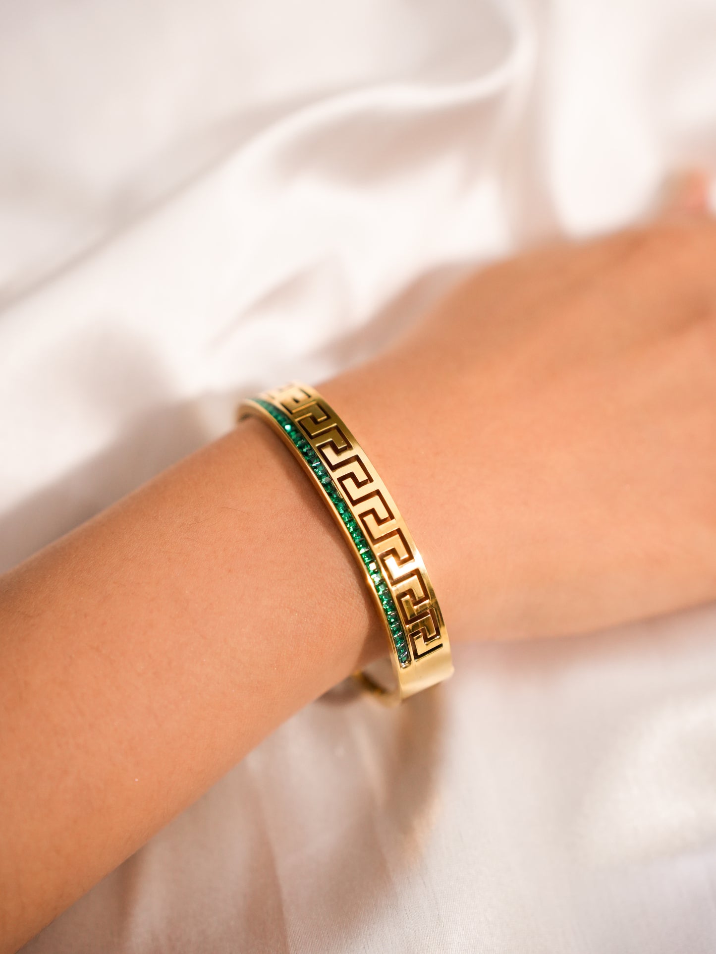EMERALD PUZZLE BRACELET