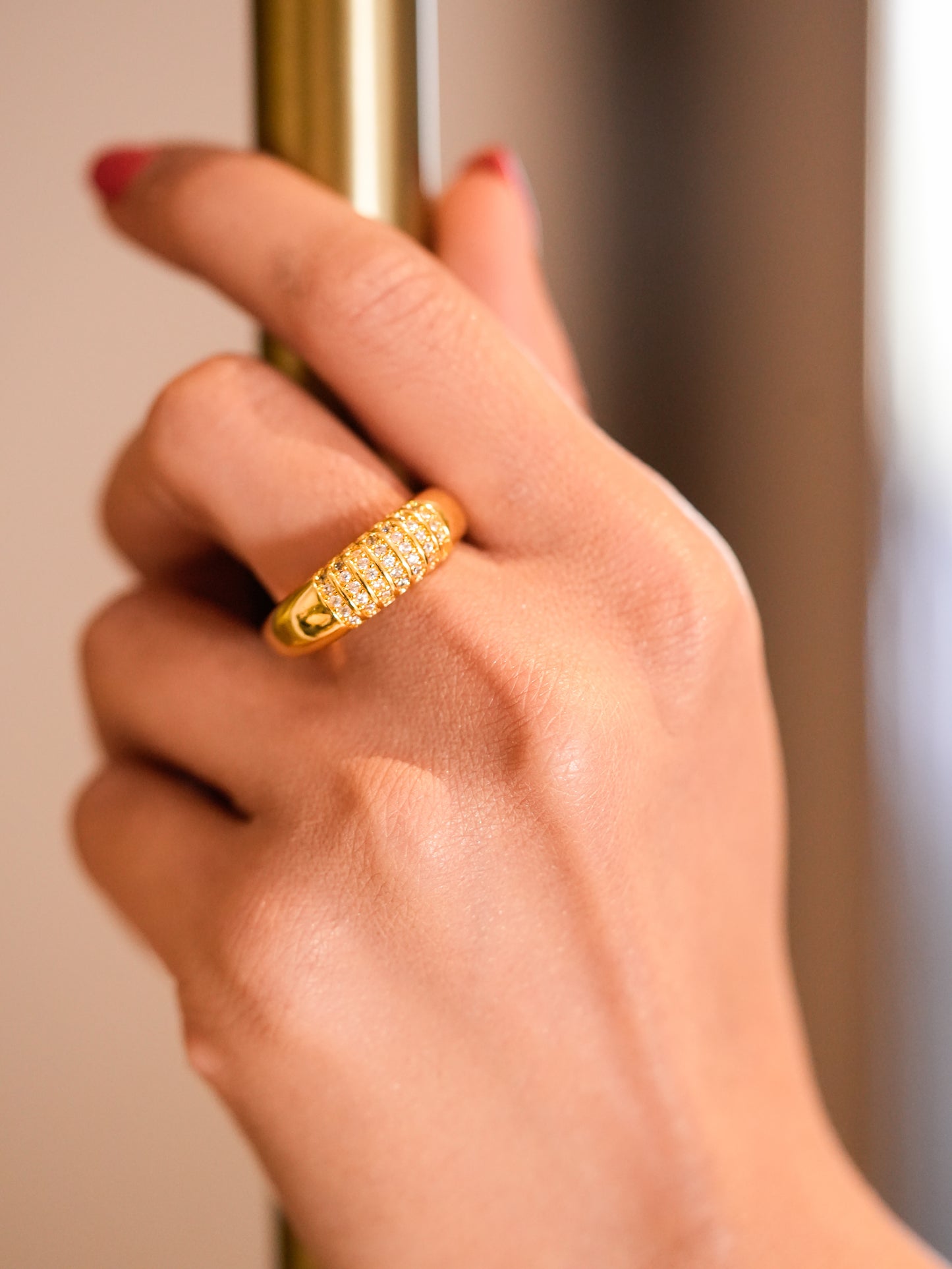GOLD DIAMOND ADJUSTABLE BAND