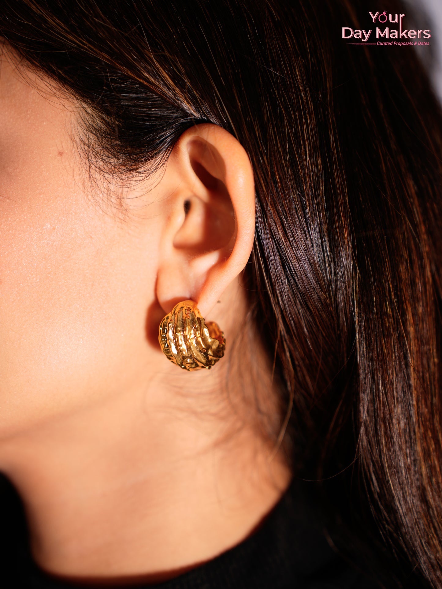 GREK GOLD HOOPS