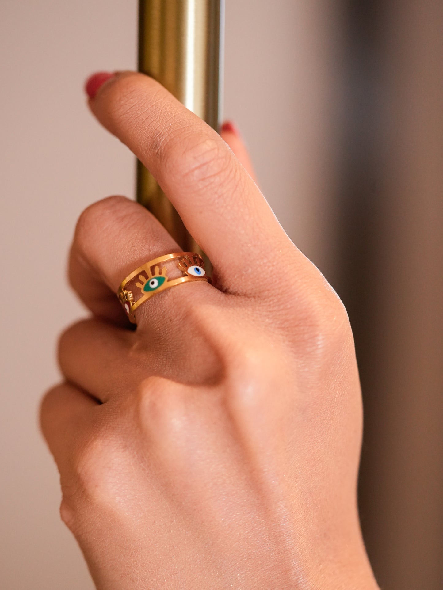 MULTI EVIL EYE RING